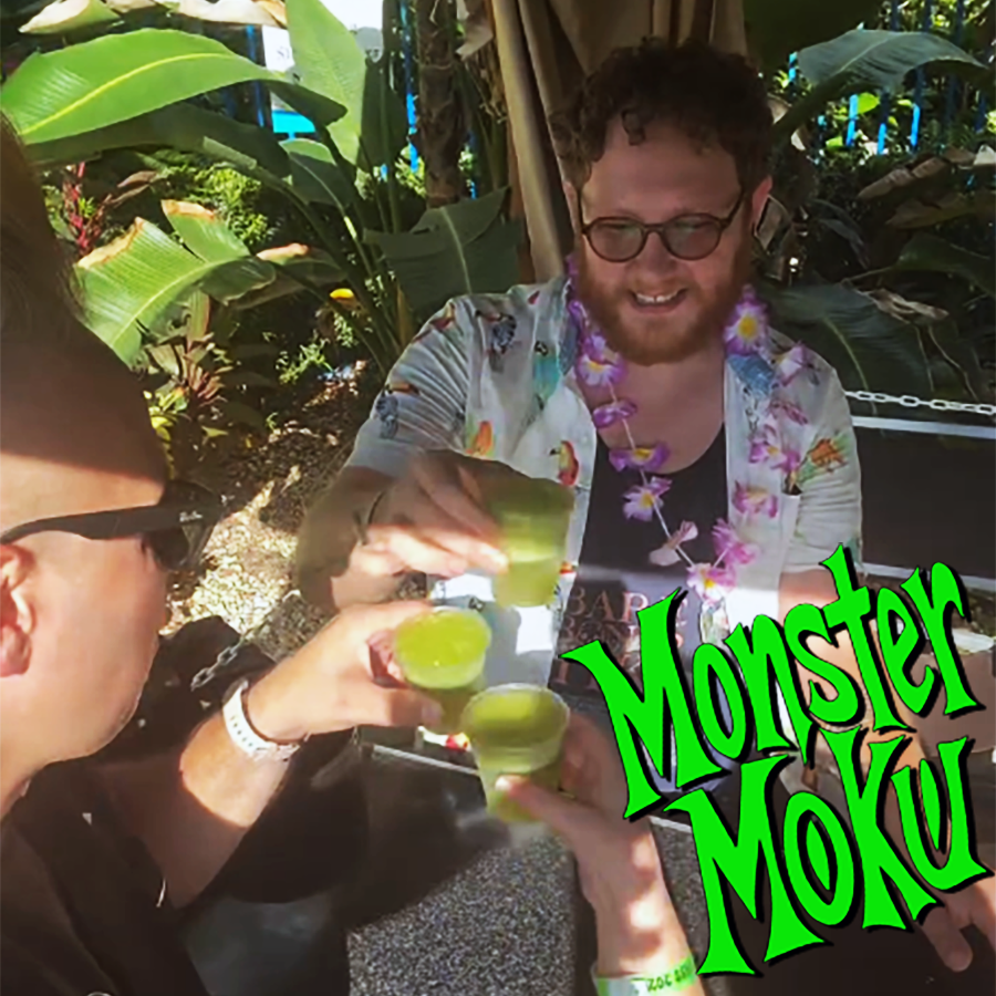 Tiki Witch serving the Witch’s Grave cocktail at Monster Moku