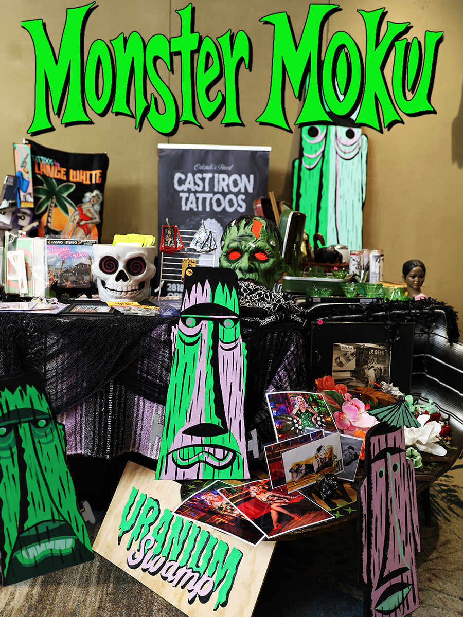 Uranium Swamp vendor booth at Monster Moku
