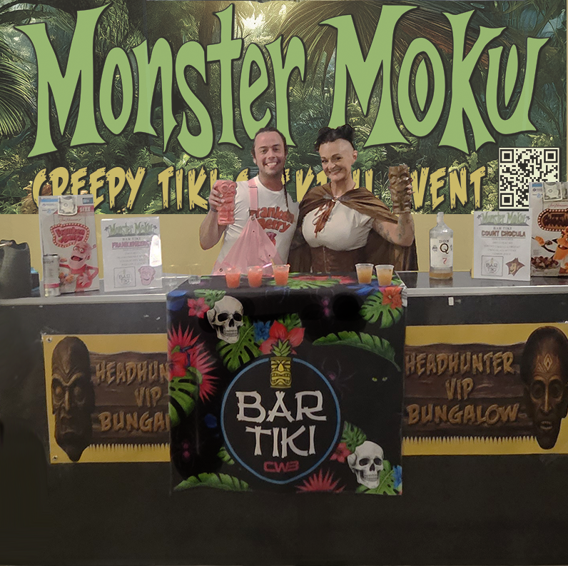 Monster Moku guest at the resort event