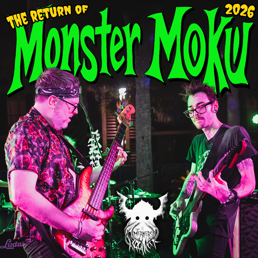 The Mermers performing at Monster Moku